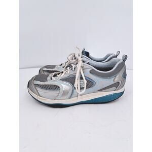 Skechers Shape Ups Women’s Walking Tone Shoes 12320 Silver Blue Size 10